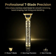 T9 Professional Hair Trimmer for Men USB Rechargeable Beard Trimmer
