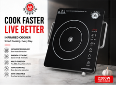 Infrared Electric Cooker Imported- 1 Year Warranty