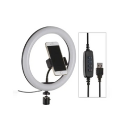 Ring Light with Mobile Holder Adjustable Brightness